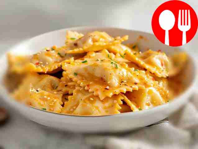 Легкие равиоли с яйцом