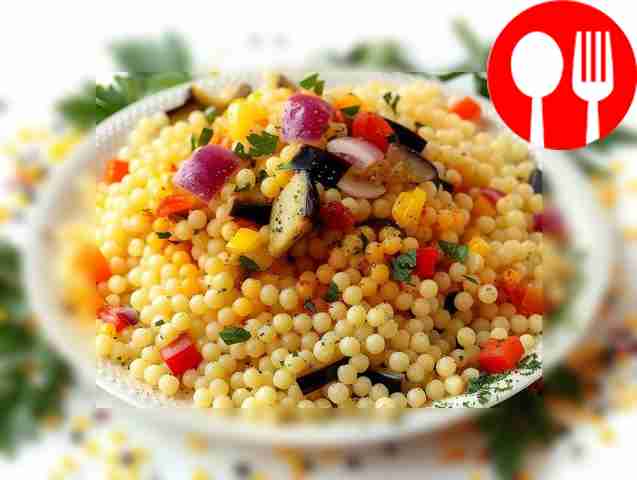 Легкий птитим с овощами