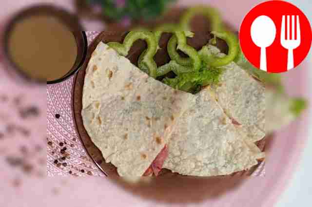 Пикантная тортилья с колбасой