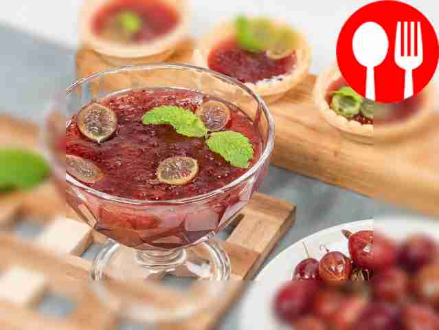 Конфитюр из крыжовника с мелиссой