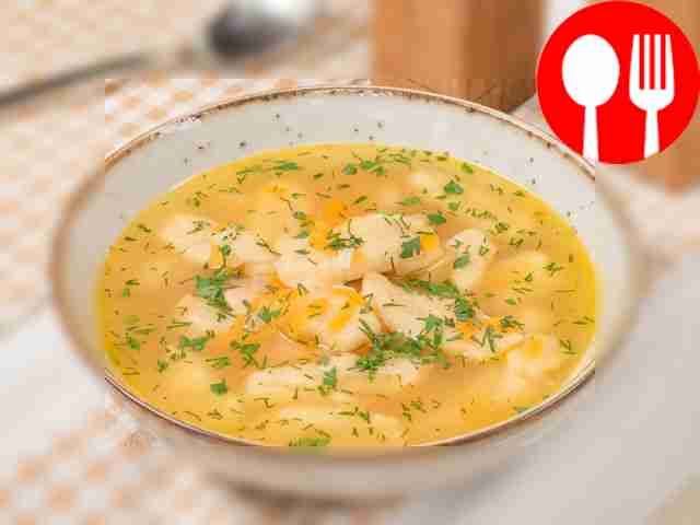 Суп с картофельными клецками