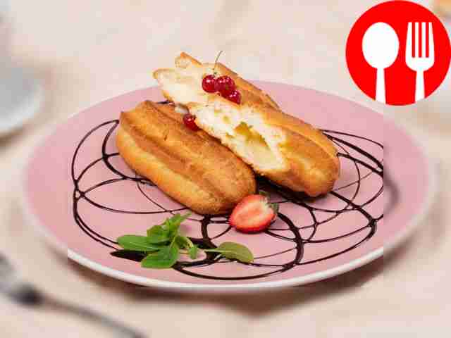 Эклеры с маслом