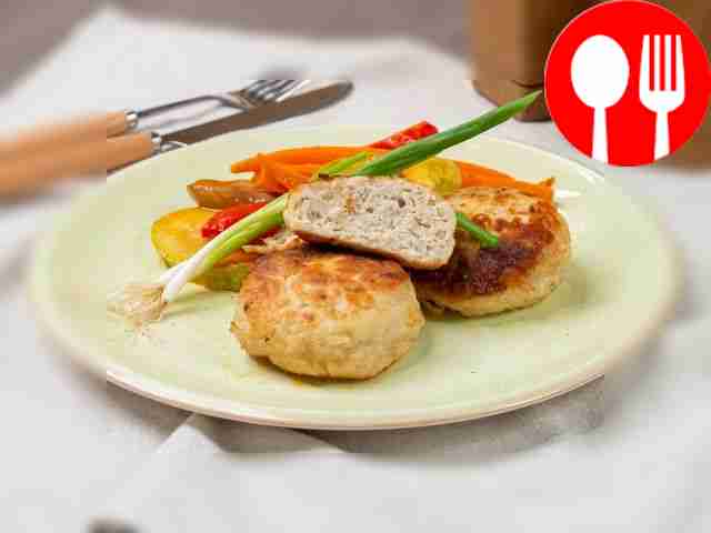 Биточки с курицей