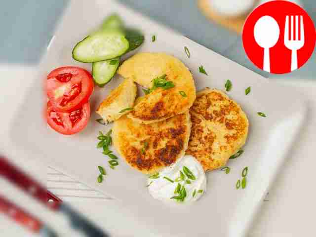 Биточки с картошкой