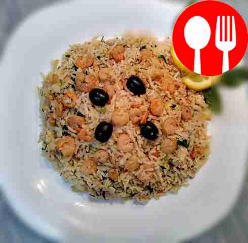 Простое, но полезное ризотто с креветками