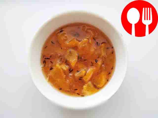 Ароматное персиковое варенье с лавандой