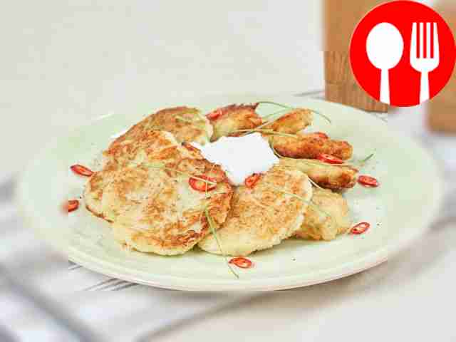 Деруны со сметаной