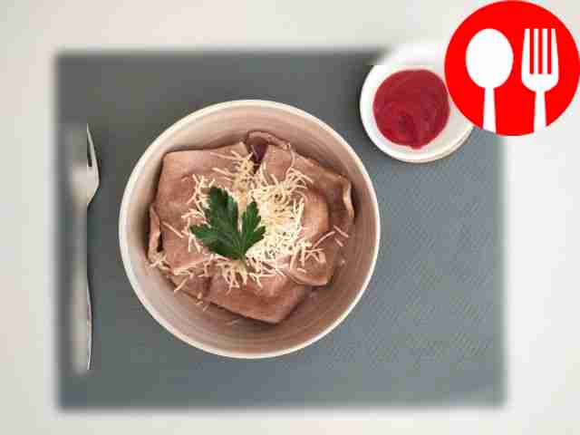 Вкусные равиоли с грибами