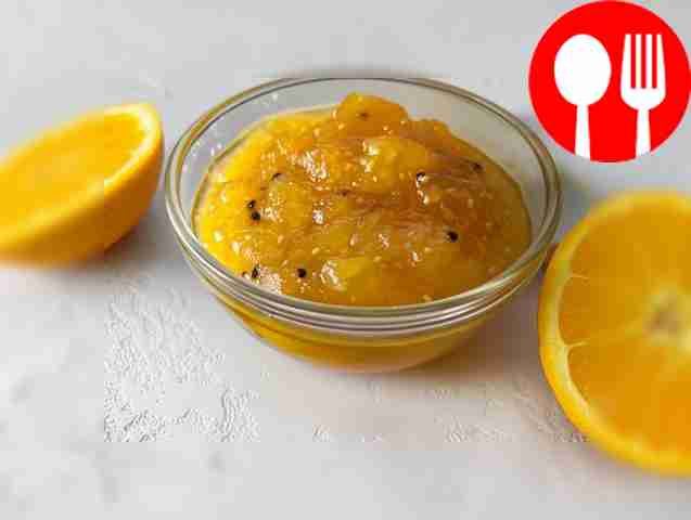 Сырое варенье с апельсинами и крыжовником