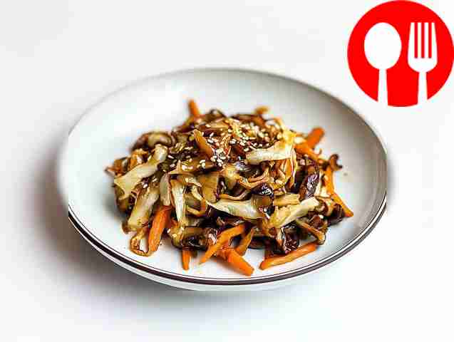 Простые лисички с капустой