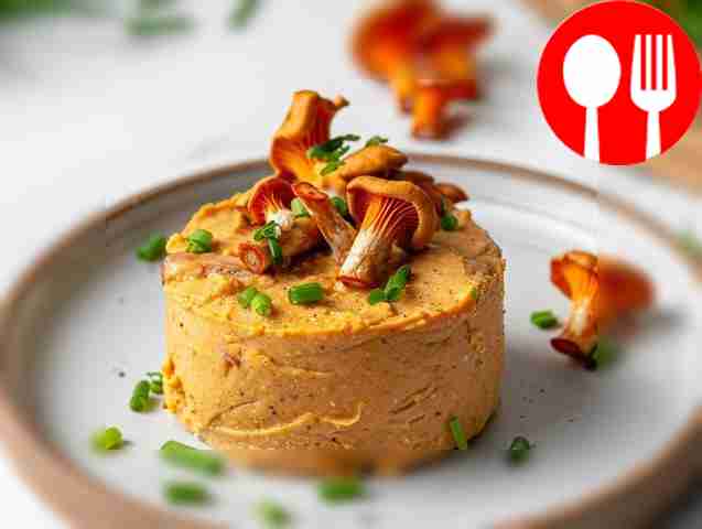 Сливочный паштет из лисичек