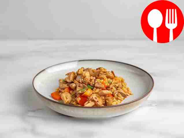 Легкая перловка с грибами