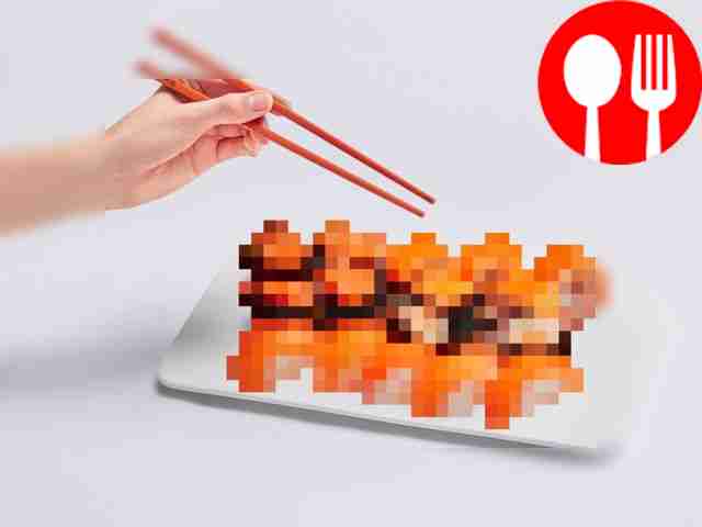 Вкусные суши с лососем