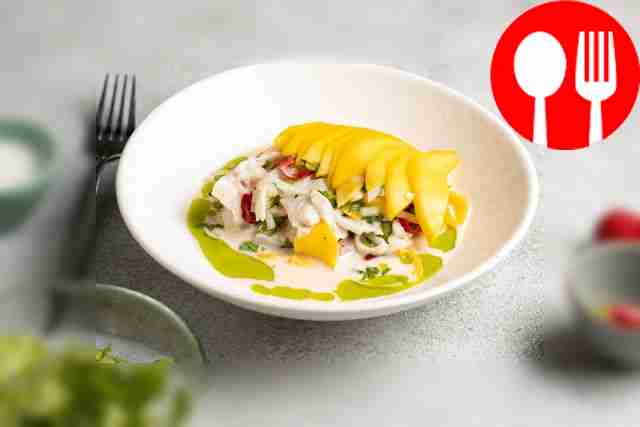 Севиче из дорадо с манго