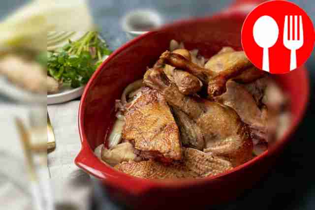 Маринованная утка с фенхелем и апельсином