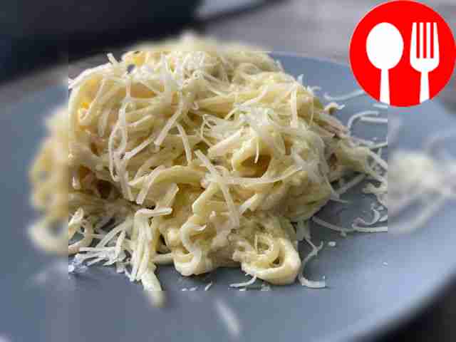 Самая быстрая карбонара с беконом