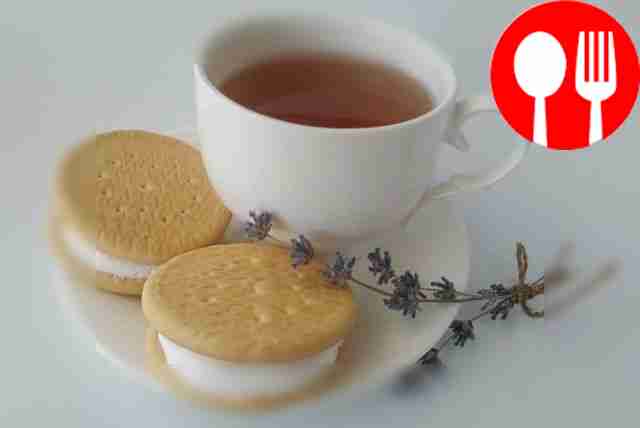 Быстрое печенье с маршмеллоу в микроволновке