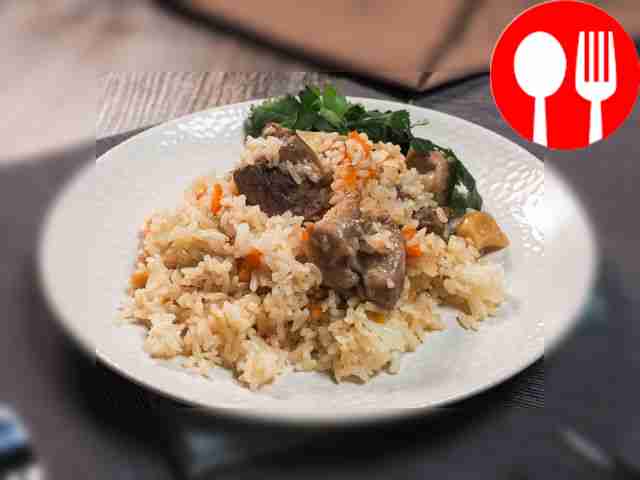 Плов в утятнице