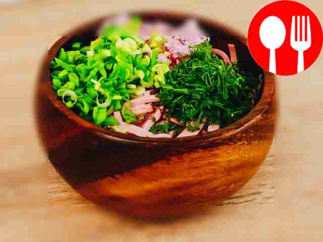 Вмешайте мелко рубленую зелень и натертый на...