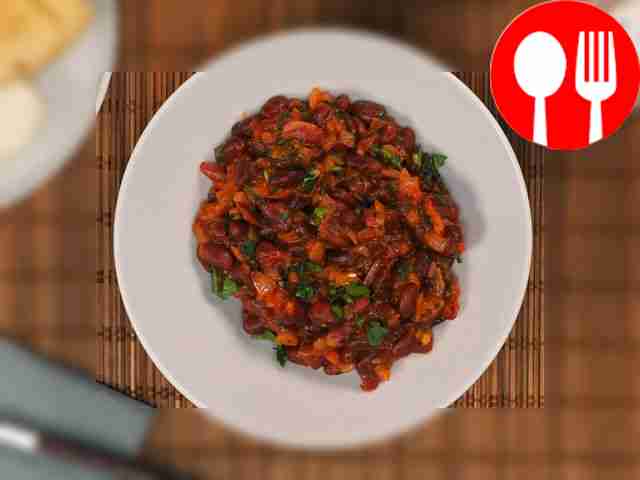 Лобио с томатной пастой