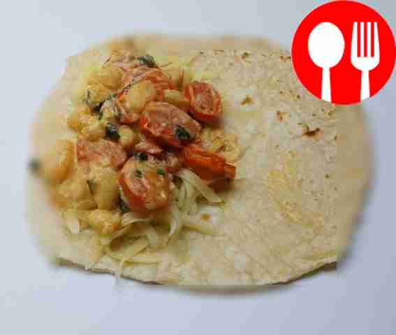 Натрите сыр гауда на крупной терке и выложите...