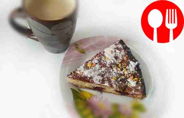 Вкусный манник с ягодами