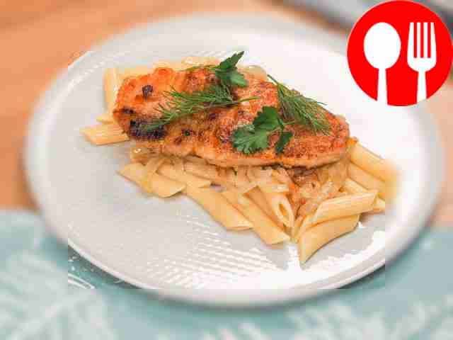 Отбивные с луком