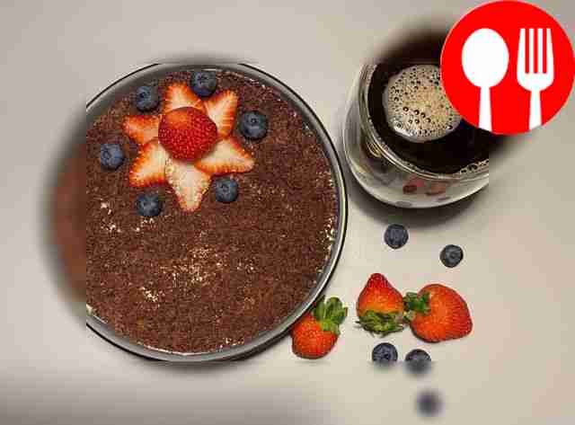 Воздушный тирамису с вишней