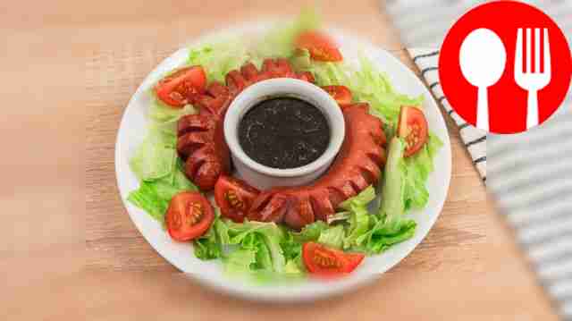 Запеченные сосиски