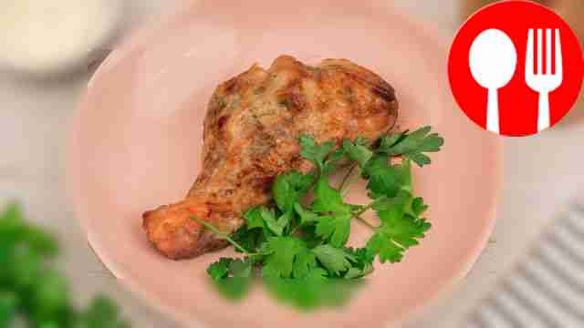 Фаршированные куриные окорочка