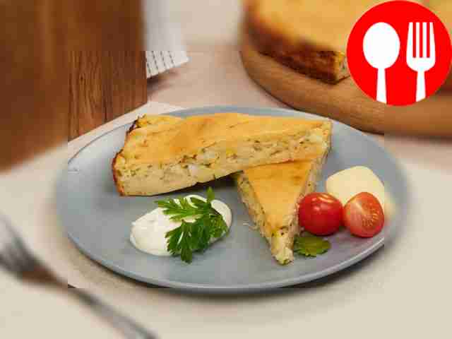 Пирог с молодой капустой