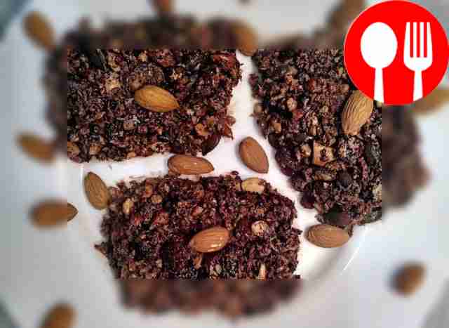 Шоколадно-медовая рисовая гранола