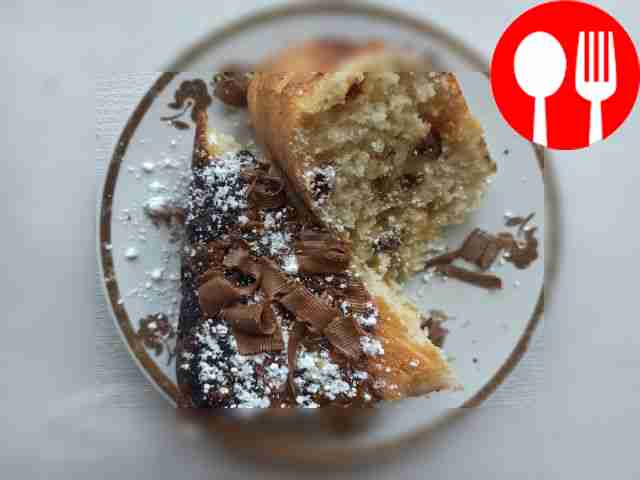 Воздушный манник с бананом