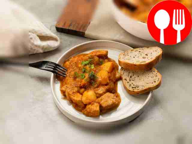 Жаркое из свинины с картофелем