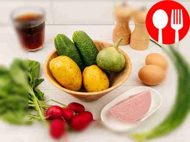 Сварите яйца и картофель. Остальные овощи и...