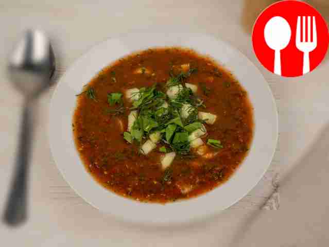 Гаспачо с томатным соком