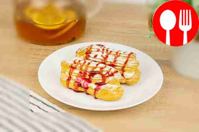 Эклеры со сливочным кремом