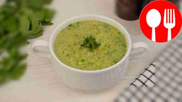 Ароматный зеленый гаспачо