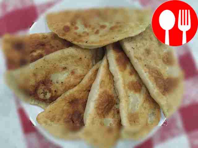 Воздушные чебуреки с куриным фаршем