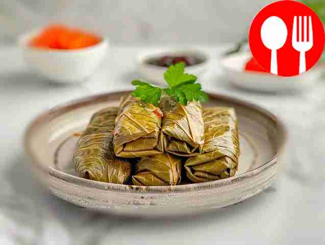 Долма по-армянски с черносливом и курагой