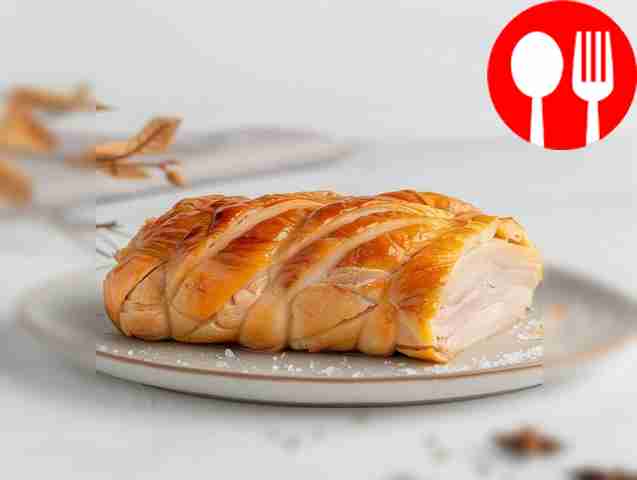 Праздничная ветчина из курицы, запеченная в рукаве