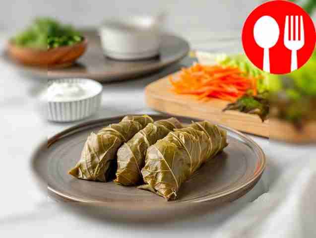 Ароматная долма с мятой по-грузински