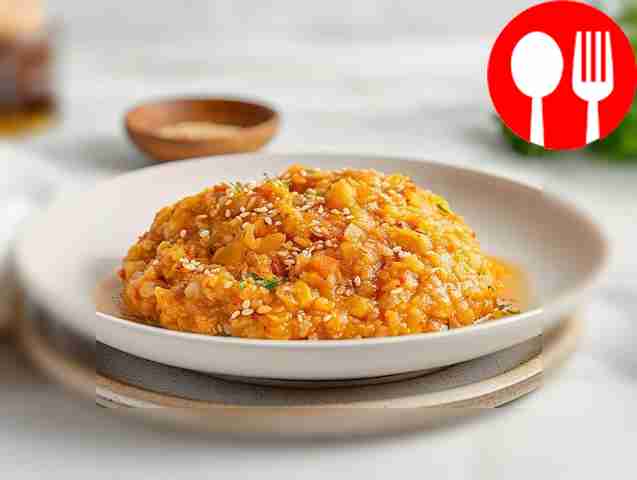 Быстрая гороховая каша в микроволновке