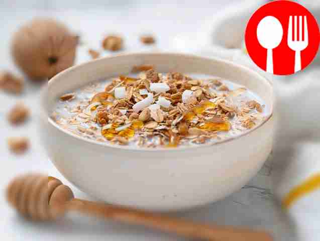 Быстрая гранола в микроволновке