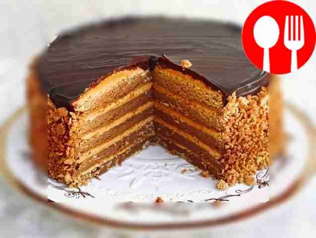 Нежный медово-сливочный торт