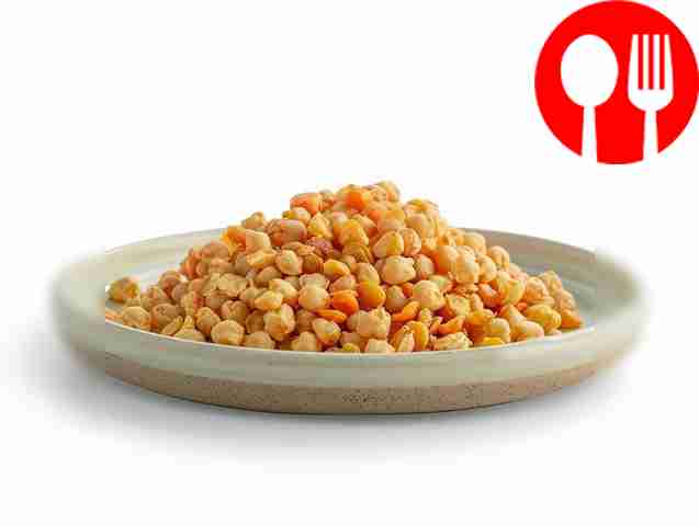 Простой жареный горох