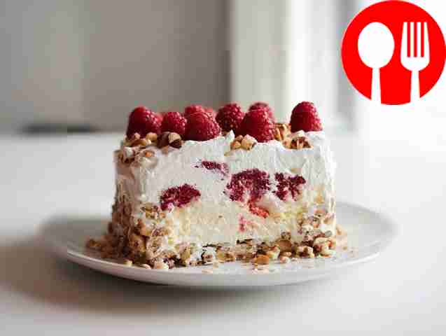 Торт-мороженое с ягодами