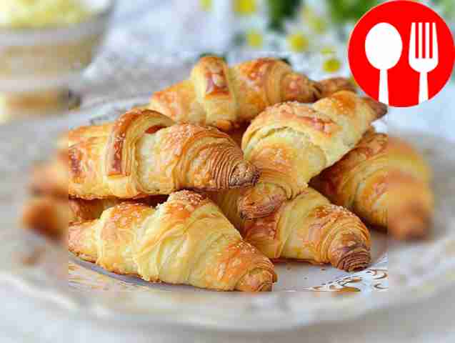 Быстрые рогалики с повидлом